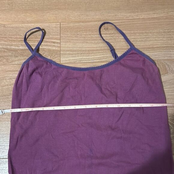 Vintage Victoria's Secret Purple Tank Top Size Small Has super cute trim and so - Picture 2 of 8